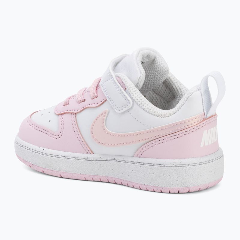 Vaikiški batai Nike Court Borough Low Recraft white/pink foam 3