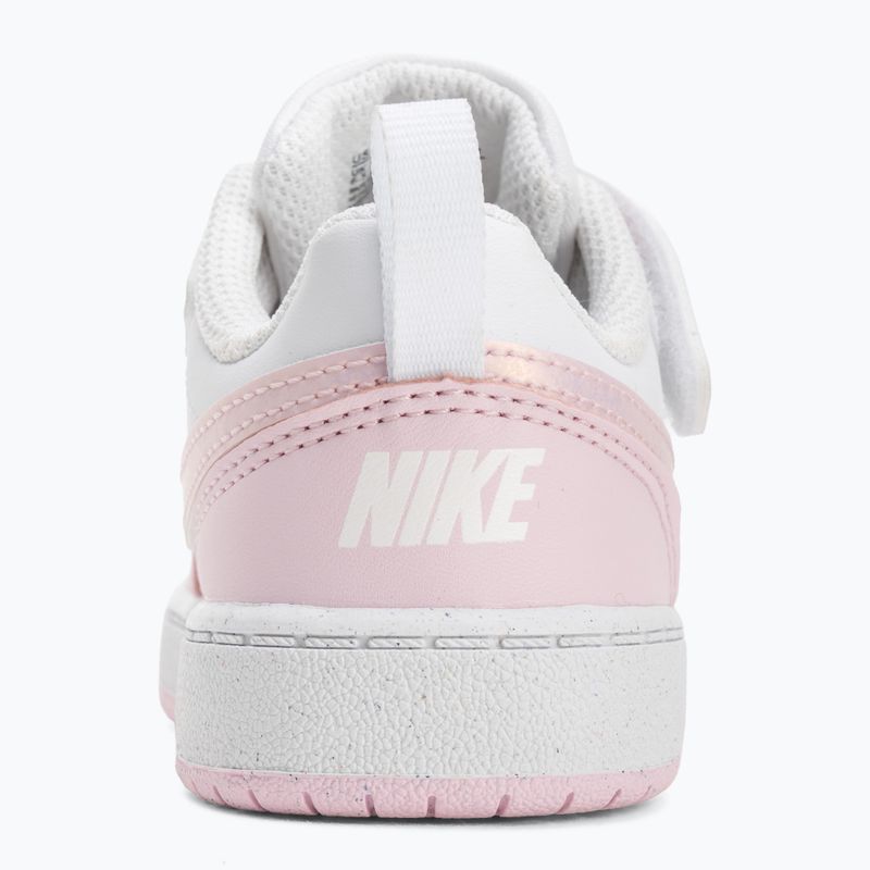 Vaikiški batai Nike Court Borough Low Recraft white/pink foam 6