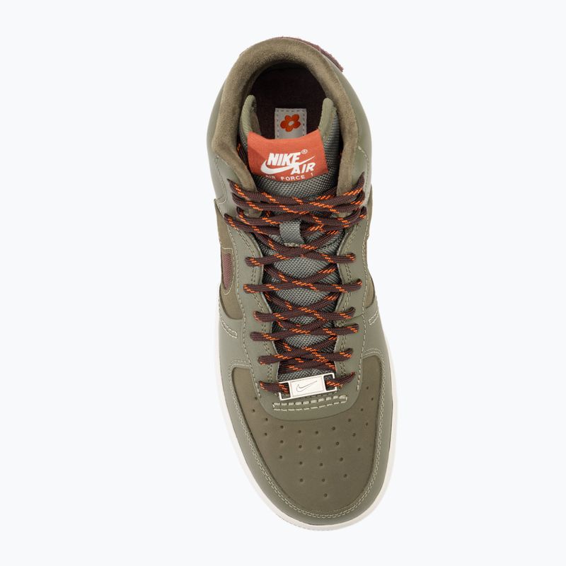 Moteriški batai Nike Air Force 1 Sculpt Wild medium olive/earth phantom gum/medium brown 5