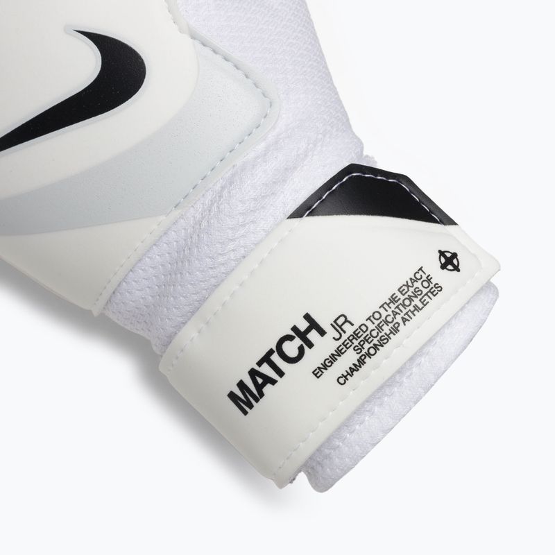 Vaikiškos vartininko pirštinės Nike Match white/pure platinum/black 4