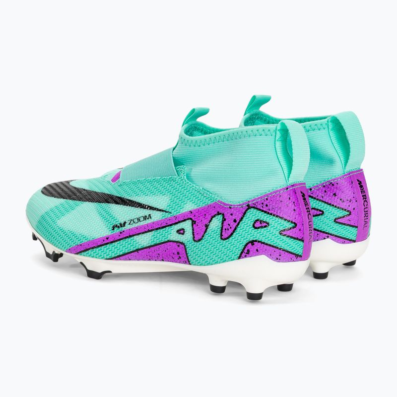 Vaikiški futbolo bateliai Nike Jr Mercurial Superfly 9 Pro FG hyper turquoise/black/ white/fuchsia dream 3