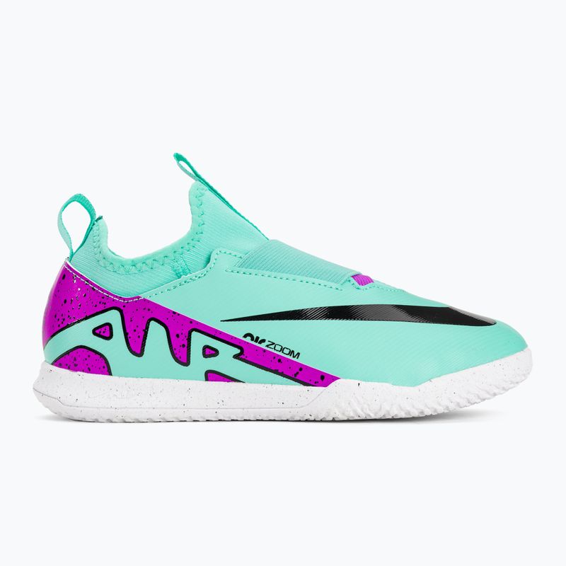 Vaikų futbolo bateliai Nike Jr Zoom Mercurial Vapor 15 Academy IC hyper turquoise/black/ white/fuchsia dream 2