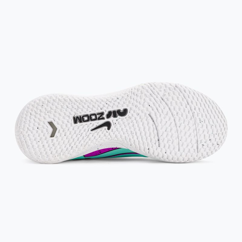 Vaikų futbolo bateliai Nike Jr Zoom Mercurial Vapor 15 Academy IC hyper turquoise/black/ white/fuchsia dream 5