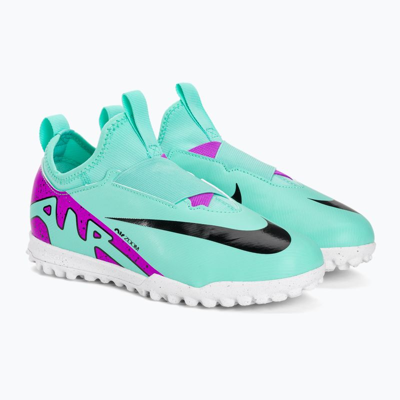 Vaikiški futbolo bateliai Nike Jr Mercurial Vapor 15 Academy TF hyper turquoise/black/ white/fuchsia dream 4