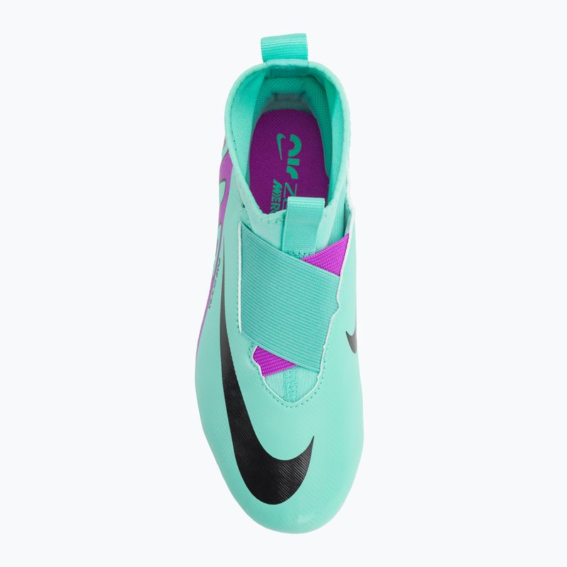 Vaikiški futbolo bateliai Nike Jr Zoom Mercurial Superfly 9 Academy FG/MG hyper turquoise/black/ white/fuchsia dream 6