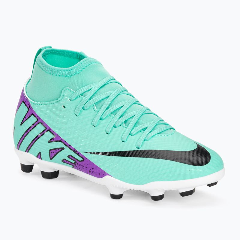 Vaikiški futbolo bateliai Nike Jr Mercurial Superfly 9 Club FG/MG hyper turquoise/black/ white/fuchsia dream