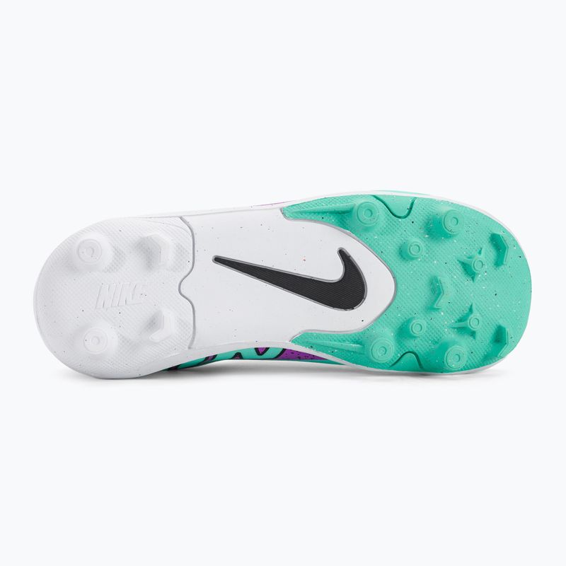 Vaikiški futbolo bateliai Nike JR Mercurial Vapor 15 Club MG hyper turquoise/black/ white/fuchsia dream 5
