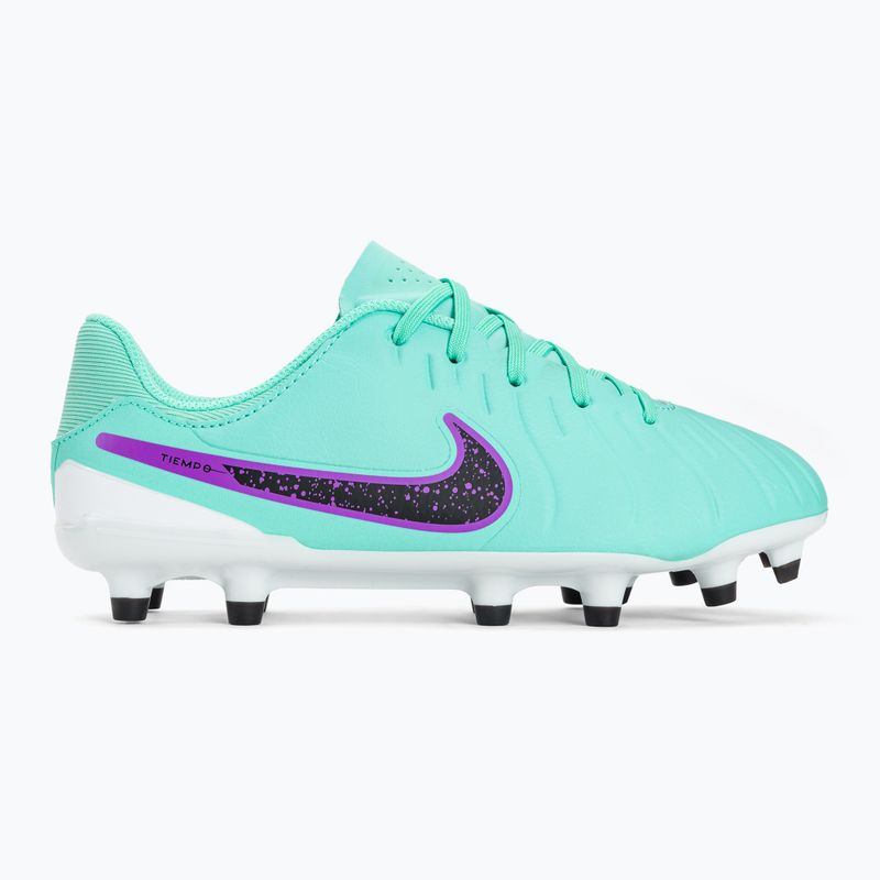 Vaikiški futbolo batai Nike Jr Legend 10 Academy FG/MG hyper turquoise/fuchsia dream/black 2