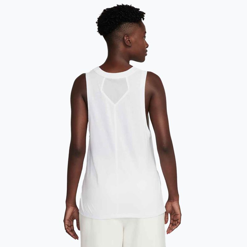 Moteriški treniruočių marškinėliai  Jordan Sport Diamond white 2