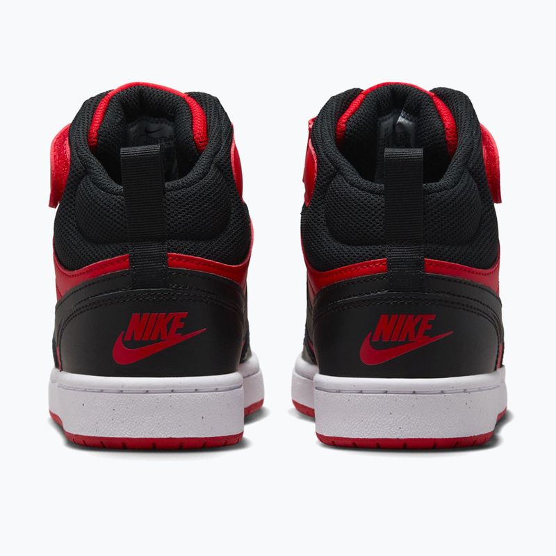 Vaikiški batai Nike Court Borough Mid 2 university red/white/black 4