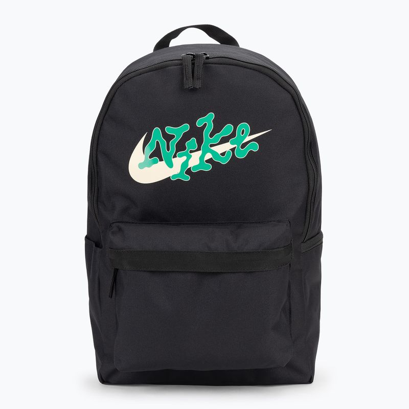 Kuprinė Nike Heritage 25 l black/stadium green