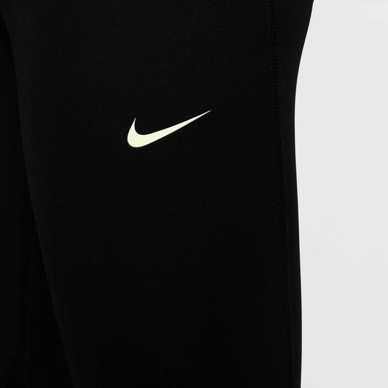 "Nike Pro Dri-FIT comet" juodos/volt/baltos spalvos vaikiškos tamprės 5