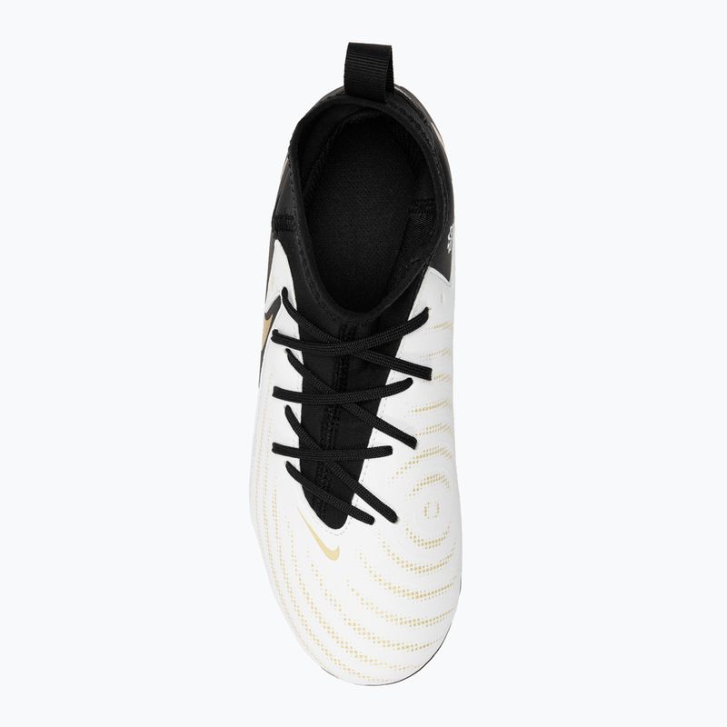 Vaikiški futbolo batai Nike Phantom Luna II Academy FG/MG Junior white / metallic gold / black 5