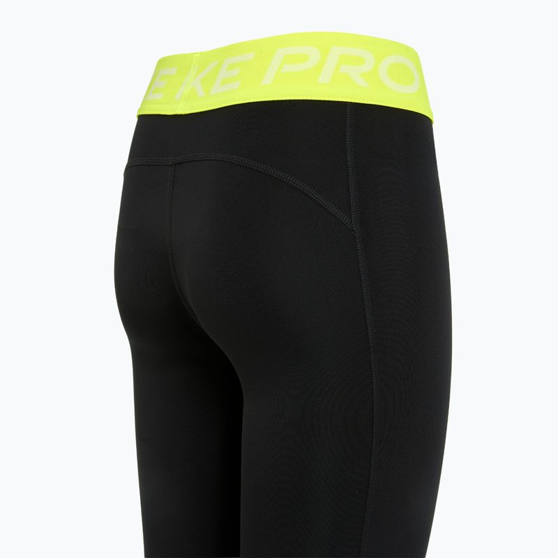 "Nike Pro Dri-FIT comet" juodos/volt/baltos spalvos vaikiškos tamprės 9