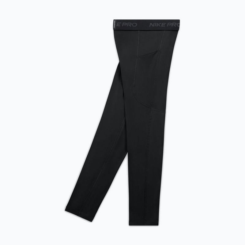 Vaikiškos tamprės Nike Pro Dri-FIT black/black/white 7