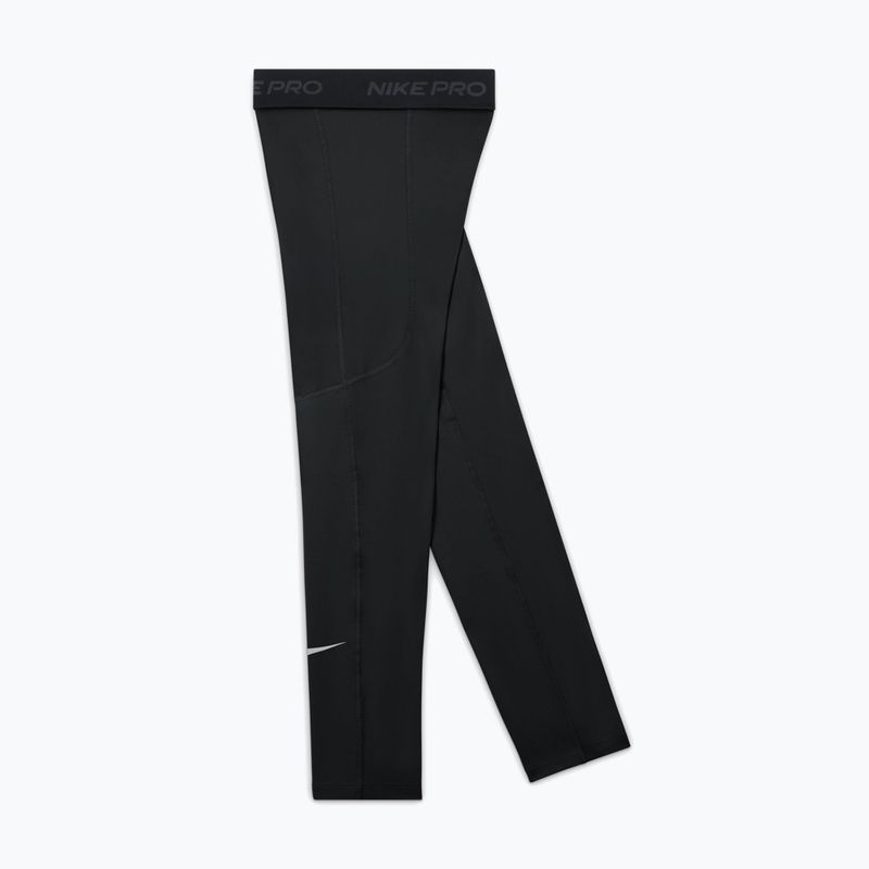 Vaikiškos tamprės Nike Pro Dri-FIT black/black/white 8