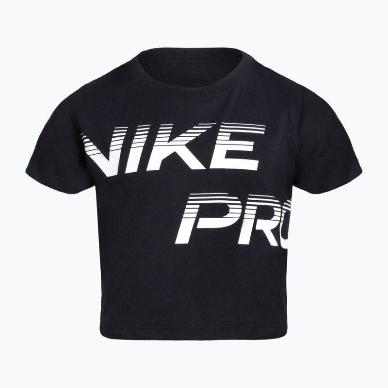 Vaikiški marškinėliai Nike Pro Dri-Fit Cropped black