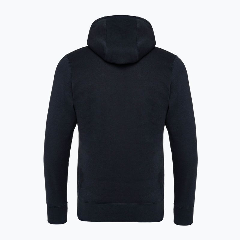 Vyriškas džemperis Nike Club Fleece Hoodie black/safety orange 2