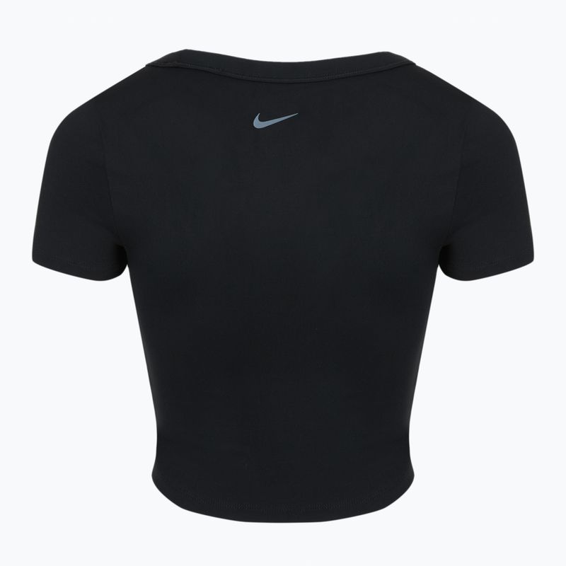 Moteriški treniruočių marškinėliai Nike One Fitted Dri-Fit Cropped Top black 8