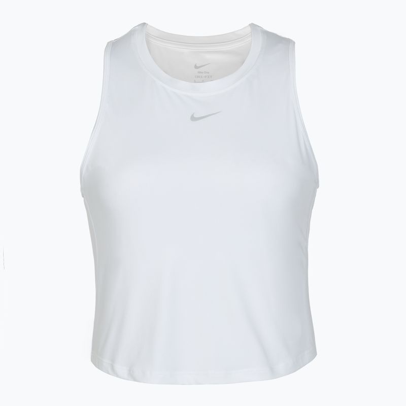 Moteriški treniruočių marškinėliai Nike One Classic Dri-Fit Cropped Tank white 6