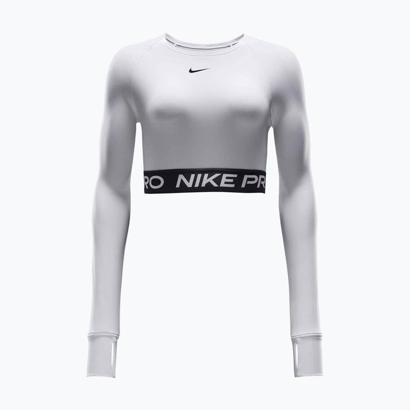 Moteriškas treniruočių topas ilgomis rankovėmis Nike Pro 365 Dri-Fit white/black
