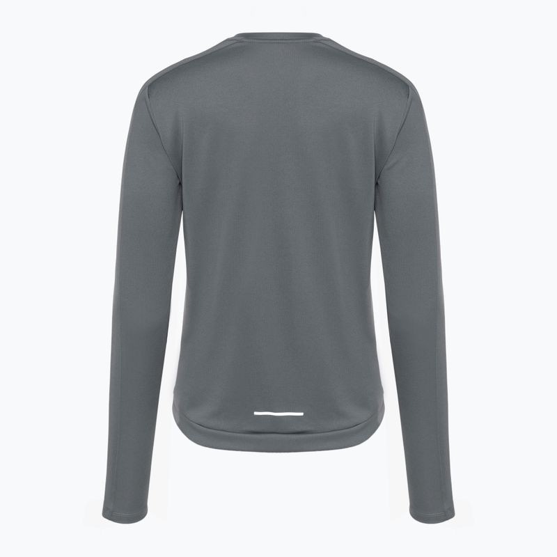 Moteriški bėgimo marškinėliai ilgomis rankovėmis Nike Dri-Fit Crew-Neck smoke grey 2