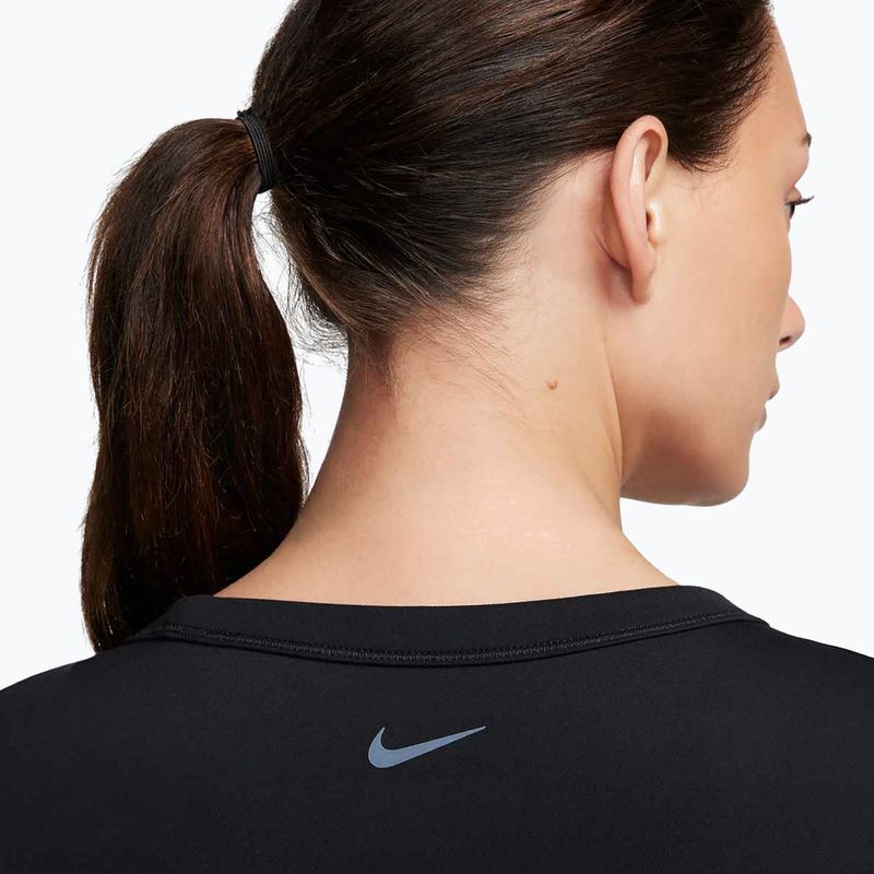 Moteriški treniruočių marškinėliai Nike One Fitted Dri-Fit Cropped Top black 5
