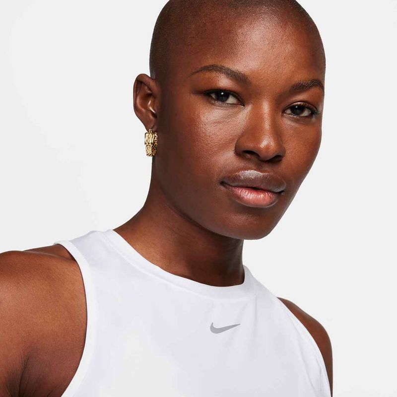 Moteriški treniruočių marškinėliai Nike One Classic Dri-Fit Cropped Tank white 4