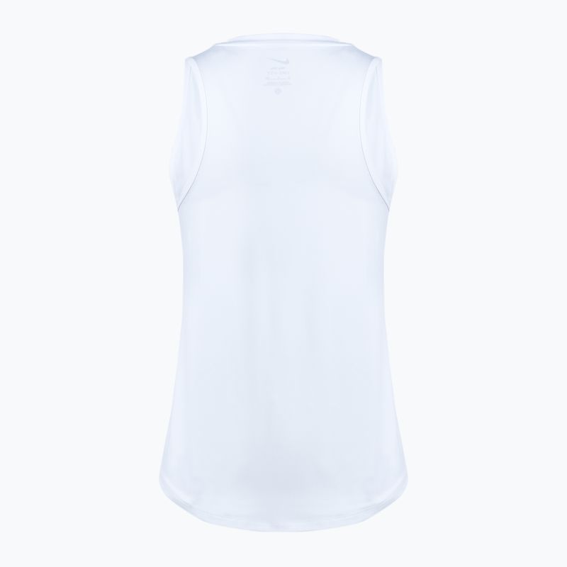 Moteriškas treniruočių tank topas Nike One Classic Dri-Fit white/black 2