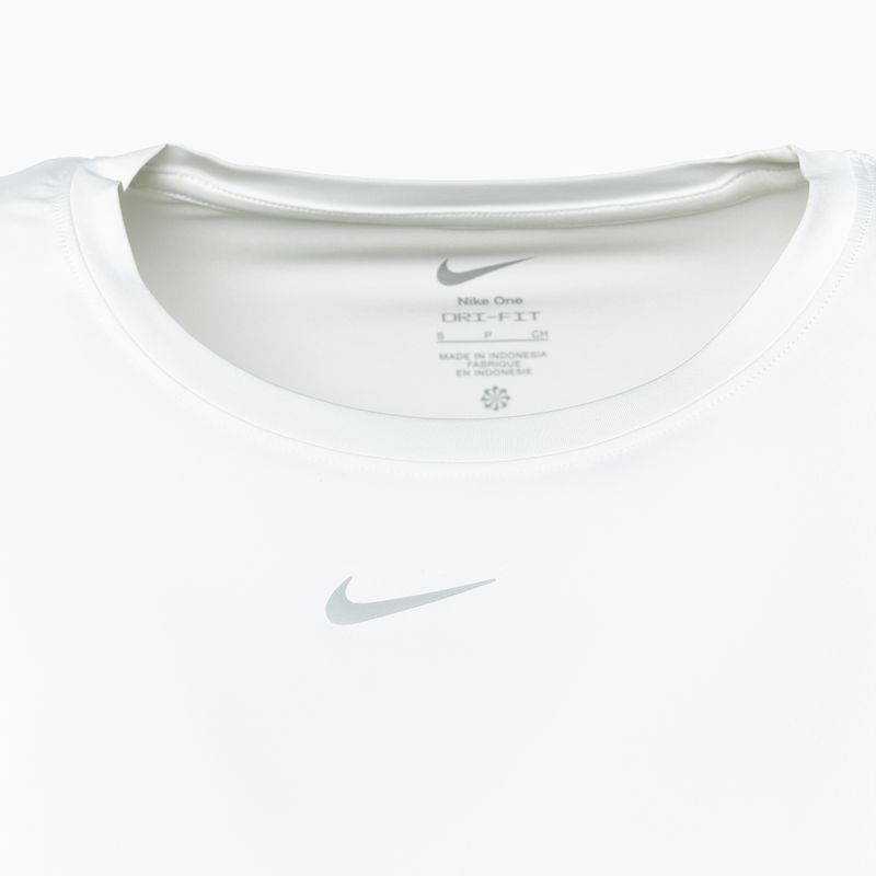 Moteriški marškinėliai Nike One Classic Dri-Fit white/black 3