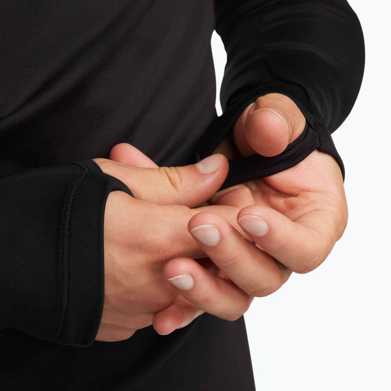 Futbolo marškinėliai ilgomis rankovėmis Nike Strike Dri-Fit 1/2 Zip Drill Top Black/Anthracite/White 5