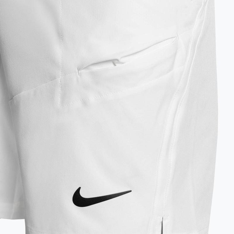 Vyriški teniso šortai Nike Court Dri-Fit Advantage 9" white/white/black 3