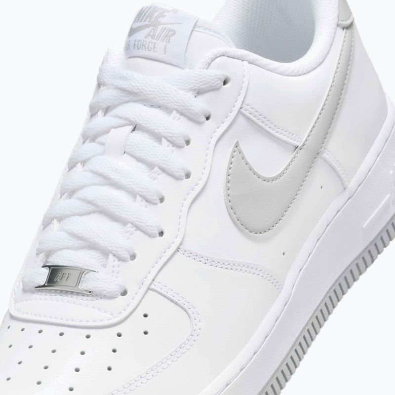 Vyriški batai Nike Air Force 1 '07 white/white/light smoke grey 8