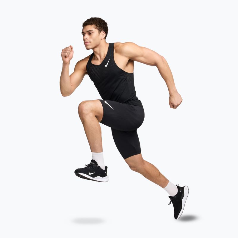 Vyriški bėgimo šortai Nike AeroSwift Dri-Fit ADV 1/2 Tights black/summit white 2