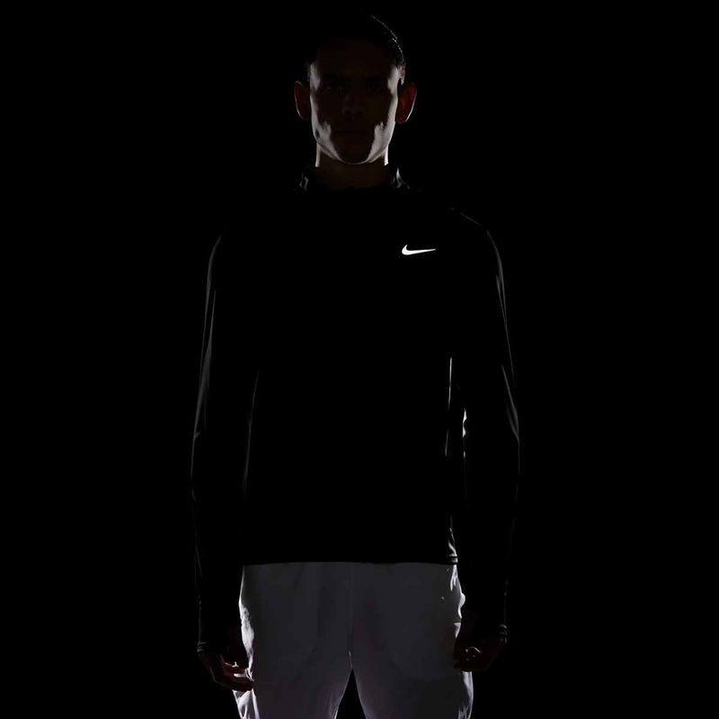 Vyriški bėgimo marškinėliai Nike Pacer Dri-Fit 1/2 Zip juoda 6