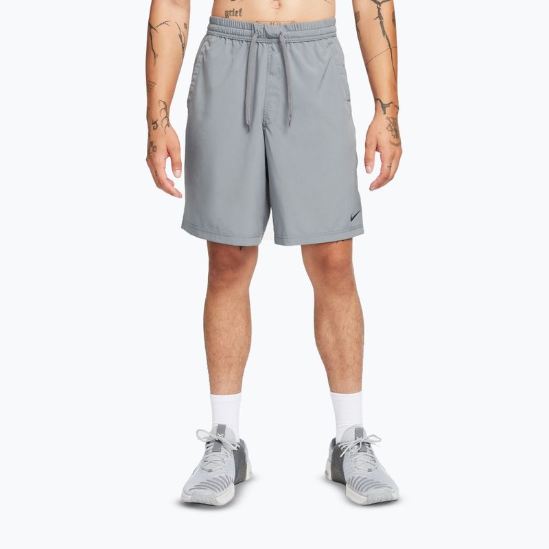 Vyriški bėgimo šortai Nike Form Dri-Fit Unlined 9" smoke grey/black