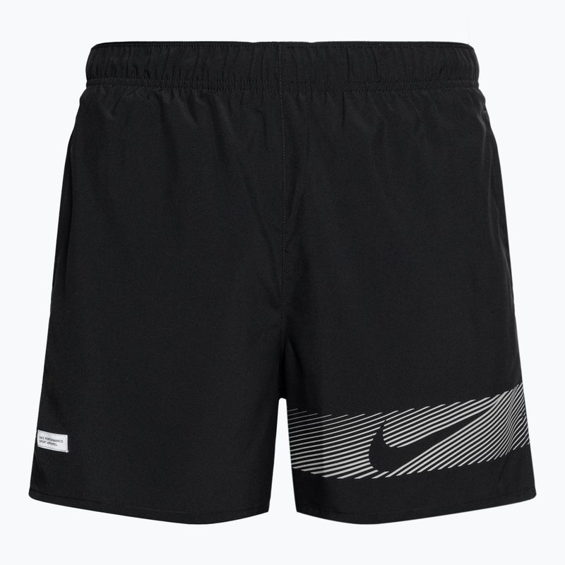 Vyriški šortai Nike Challenger Flash Dri-Fit 5" Brief-Lined black/black/black