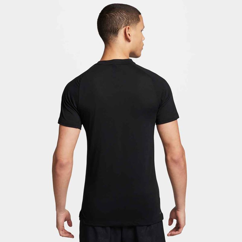 Vyriški treniruočių marškinėliai Nike Flex Rep Dri-Fit juoda/balta 3