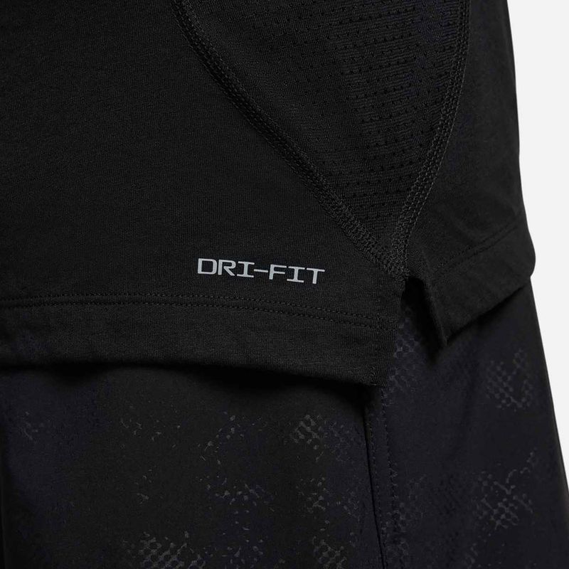 Vyriški treniruočių marškinėliai Nike Flex Rep Dri-Fit juoda/balta 7