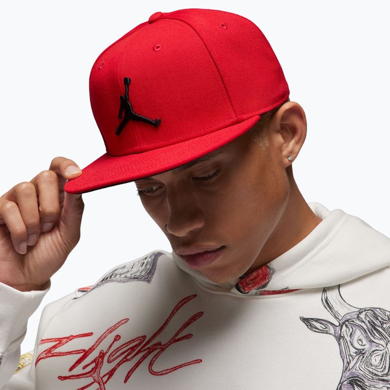 Kepurė su snapeliu Jordan Jumpman Pro gym red/black/black 6