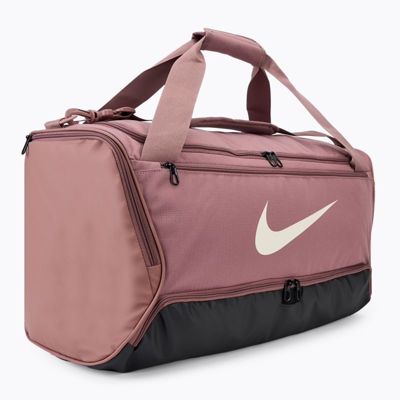 Treniruočių krepšys Nike Brasilia 9.5 60 l smokey mauve/black/light orewood brown 2