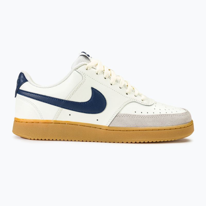 Vyriški batai Nike Court Vision Low sail / gum light brown / light iron ore / midnight navy 2