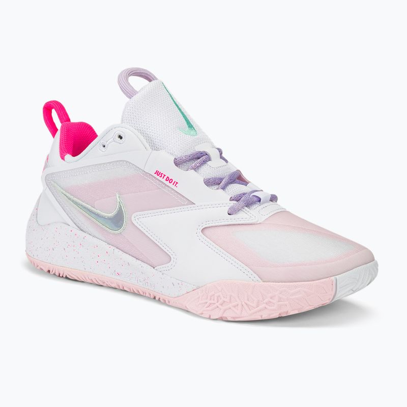 Krepšinio bateliai Nike Zoom Hyperace 3 SE balti/ryškiai rožiniai/žalios putos/violetinė migla/rožinės putos
