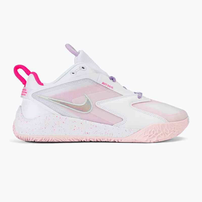 Krepšinio bateliai Nike Zoom Hyperace 3 SE balti/ryškiai rožiniai/žalios putos/violetinė migla/rožinės putos 2
