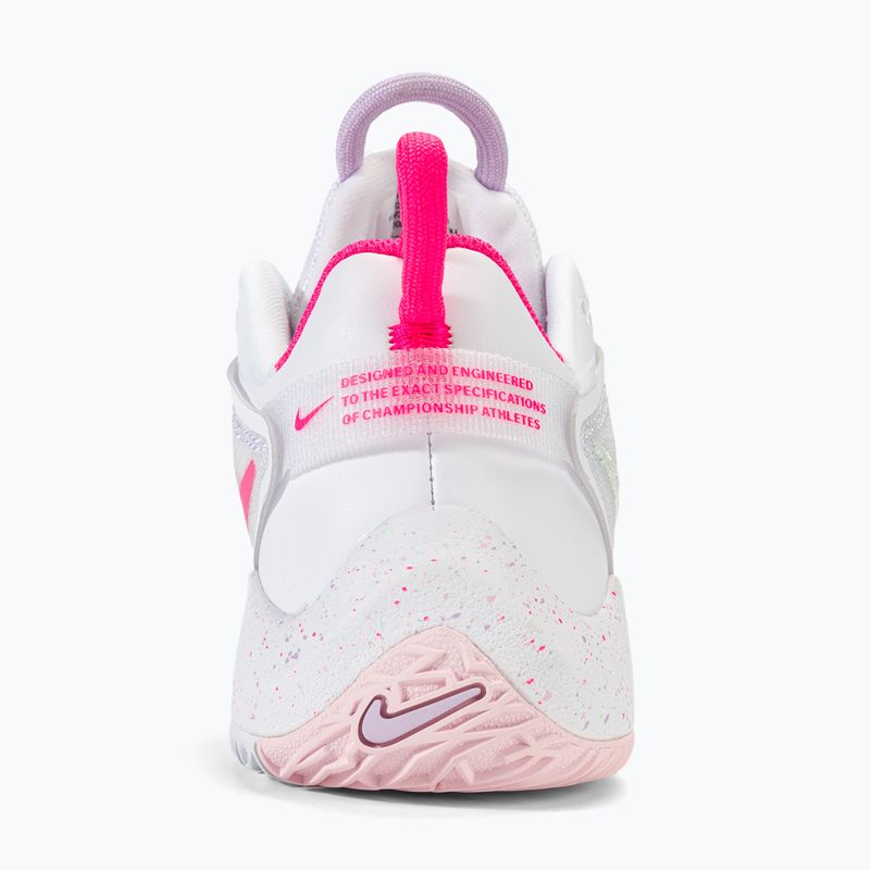 Krepšinio bateliai Nike Zoom Hyperace 3 SE balti/ryškiai rožiniai/žalios putos/violetinė migla/rožinės putos 6