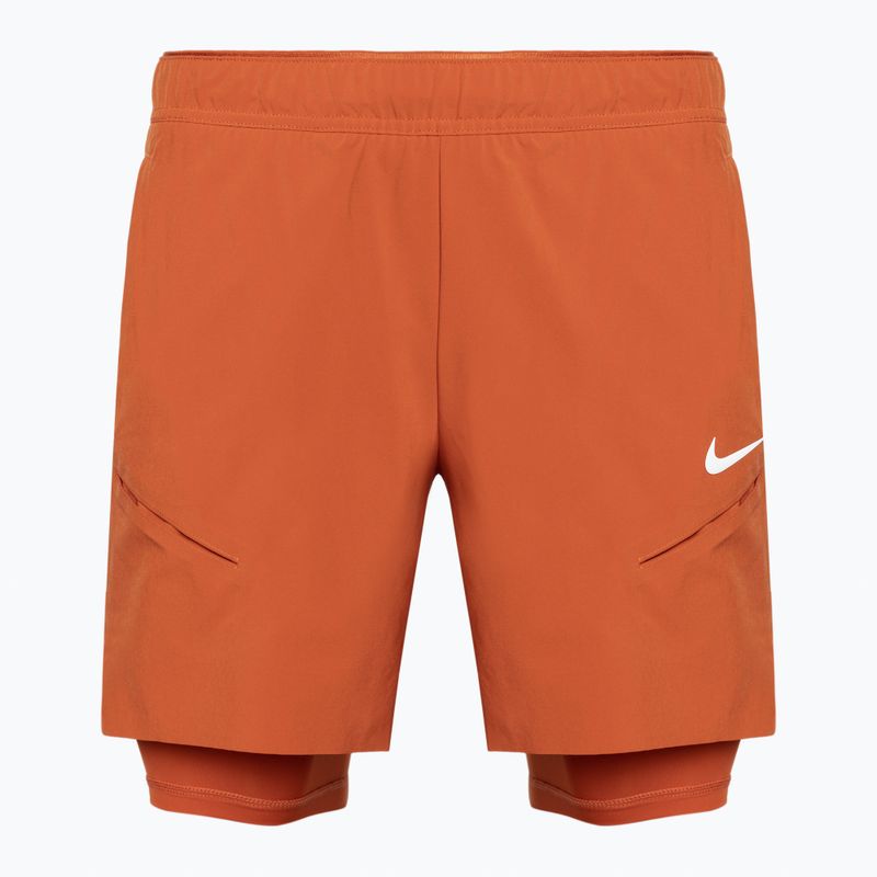 Vyriški teniso šortai Nike Court Dri-Fit Slam rust factor/pink quartz/white
