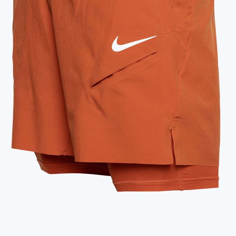 Vyriški teniso šortai Nike Court Dri-Fit Slam rust factor/pink quartz/white 3