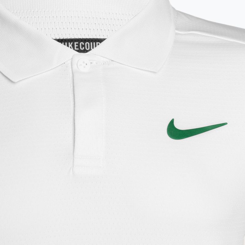 Vyrikški teniso polo marškinėliai Nike Court Dri-Fit Advantage Polo white/malchite 3