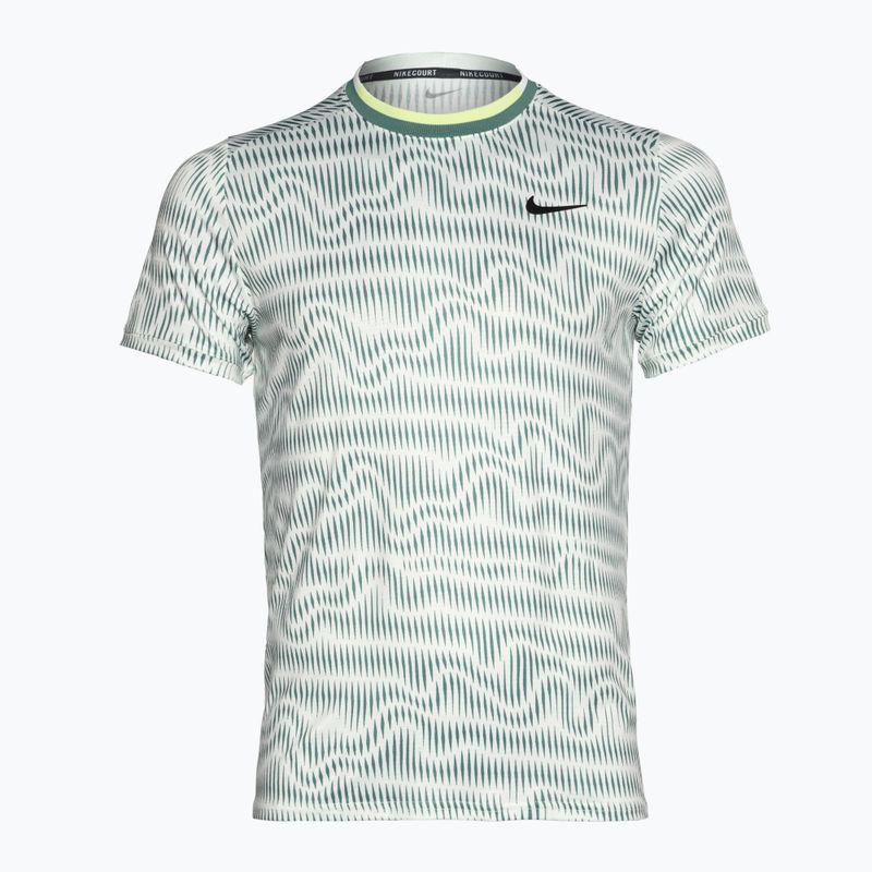 Vyriški dviračių marškinėliai Nike Court Dri-Fit Advantage 2 barely green/bicoastal/black