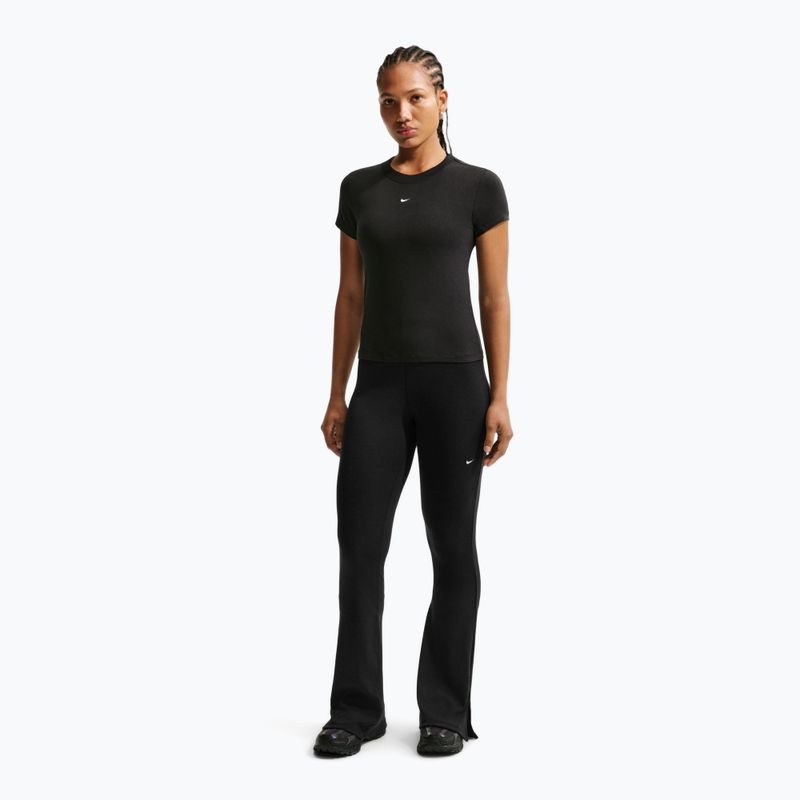 Moteriški marškinėliai Nike Sportswear Chill Knit black/white 2